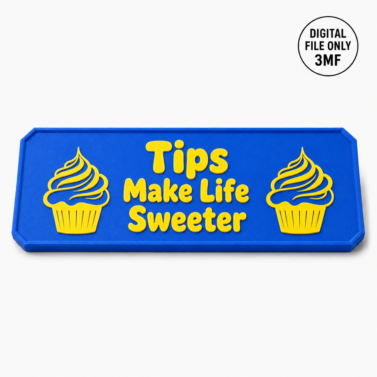 Custom Sweets/Treats Plaque for Tip Jar – 3MF- Digital File