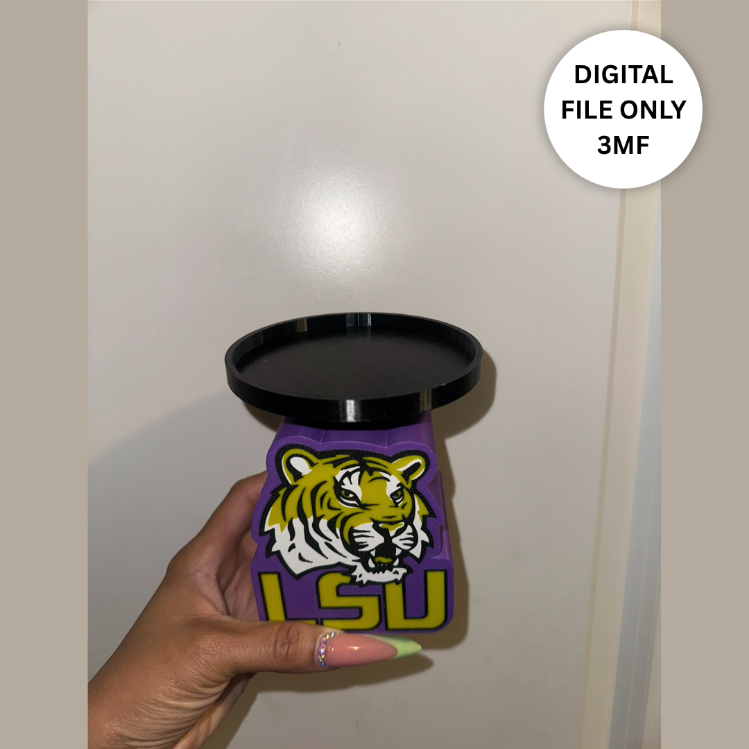 BBW LSU Candle Holder – Digital 3MF File