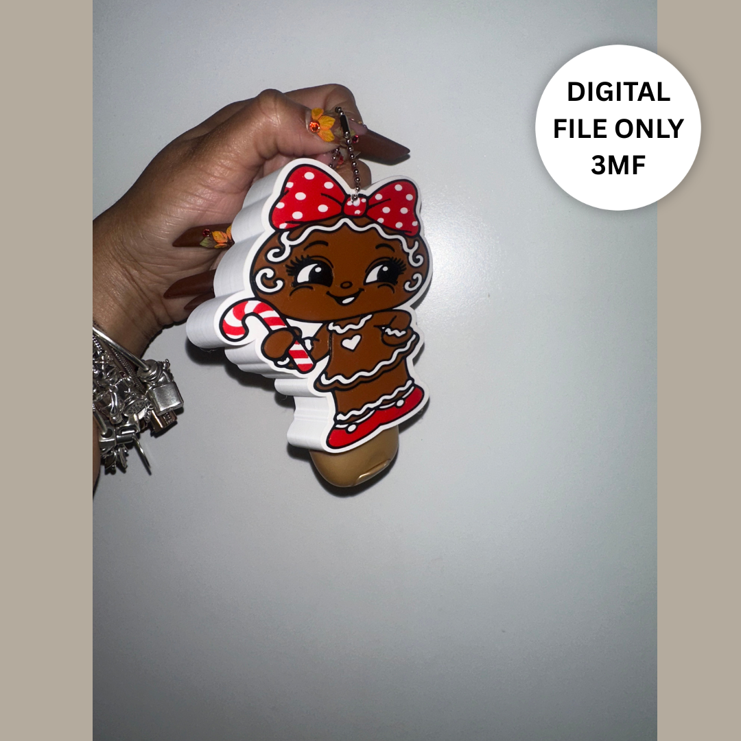 Gingerbread BBW Pocketbac Holder – Digital 3MF File Only
