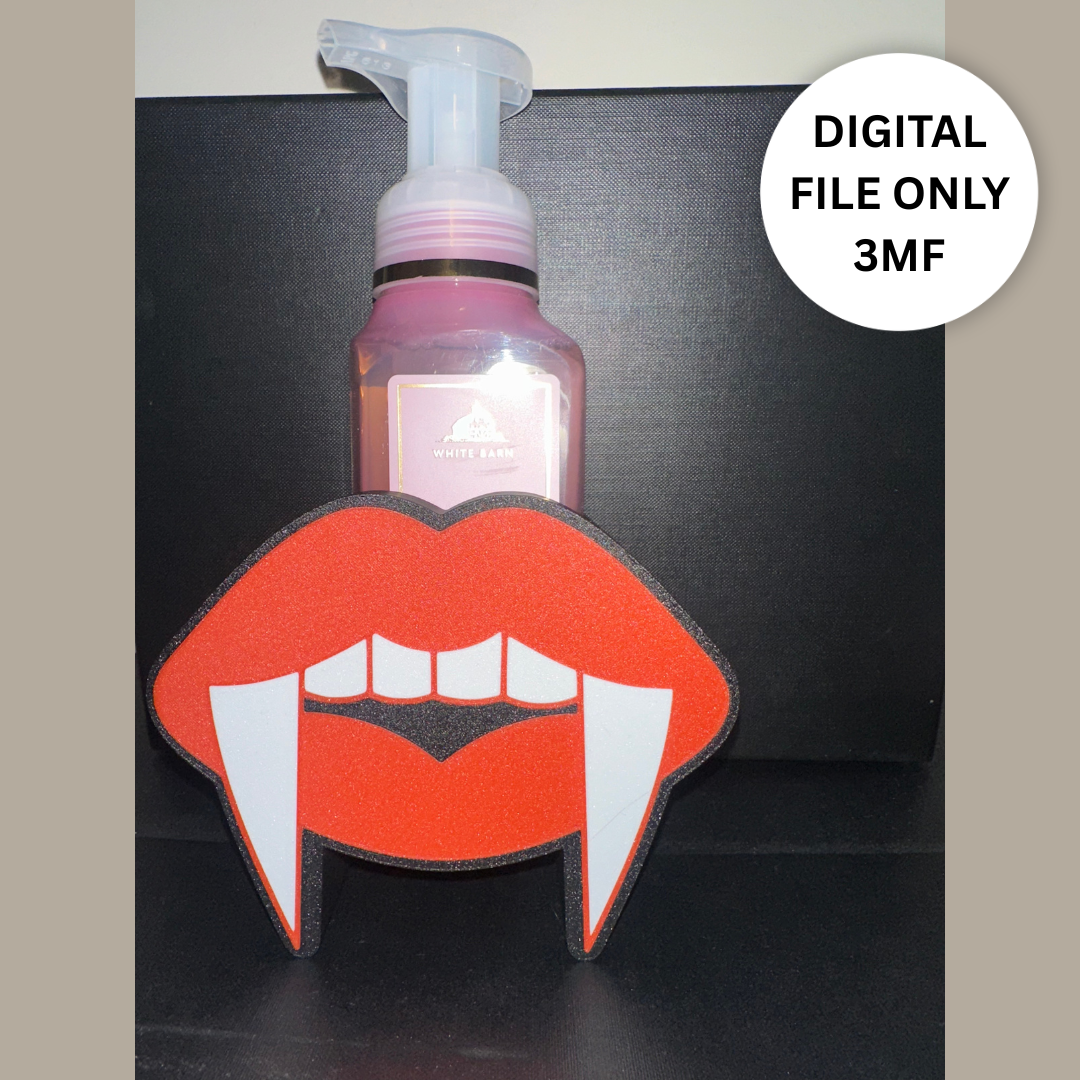 Fangs BBW Soap Holder – Digital 3MF File Only