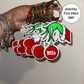 Green Monster Hand Ornament – Digital 3MF File Only