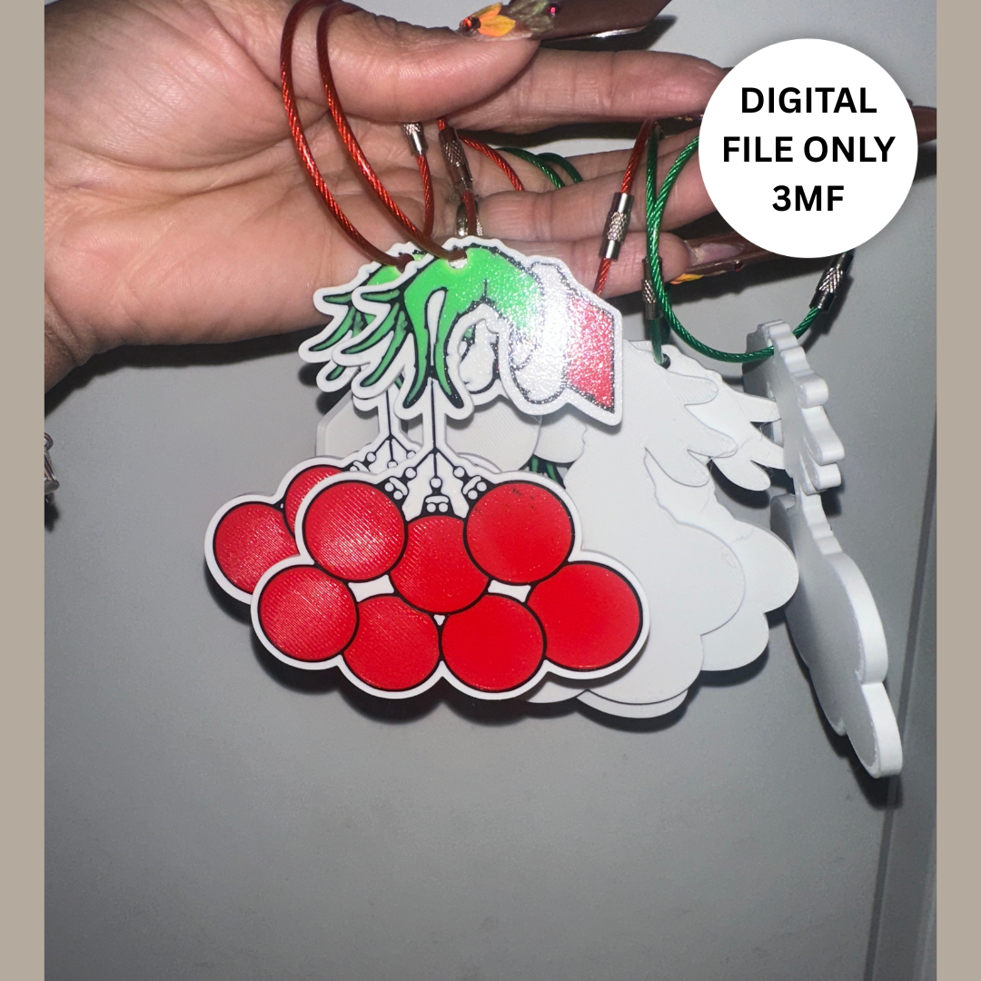Green Monster Hand Ornament – Digital 3MF File Only
