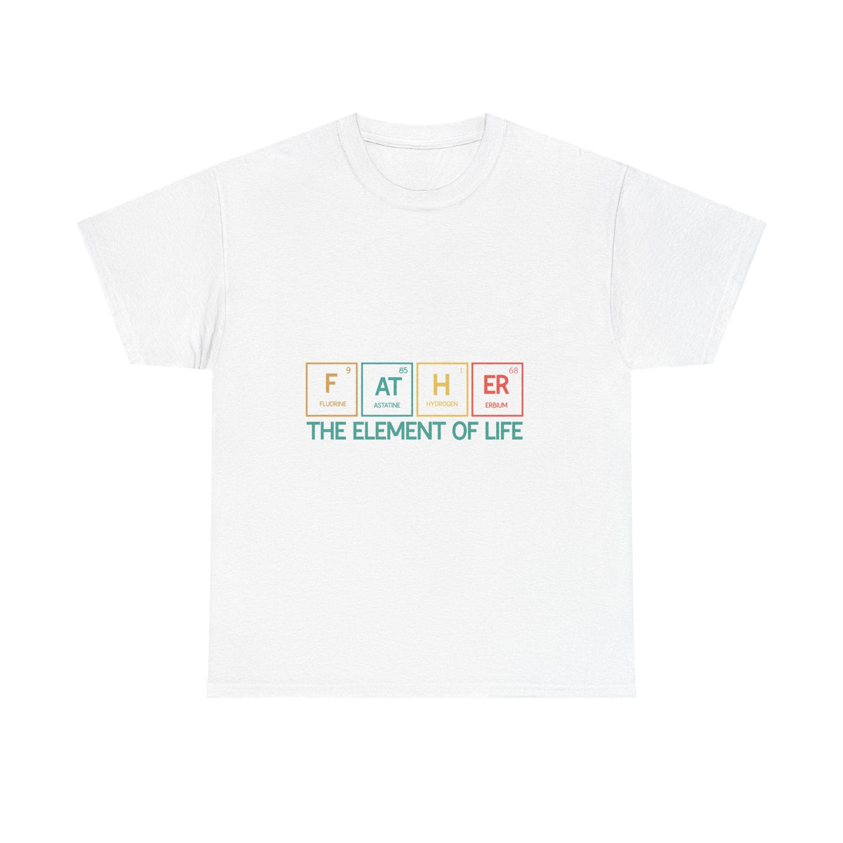 Dad's Element Of Life Tee, Father's Day Gift, Unisex Cotton Shirt, Science Lover T-Shirt, Cute Dad Tee