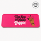 Custom Nail Artist Plaque for Tip Jar – 3MF- Digital File