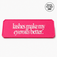Custom Lash Artist Plaques for Tip Jar – 3MF- Digital File