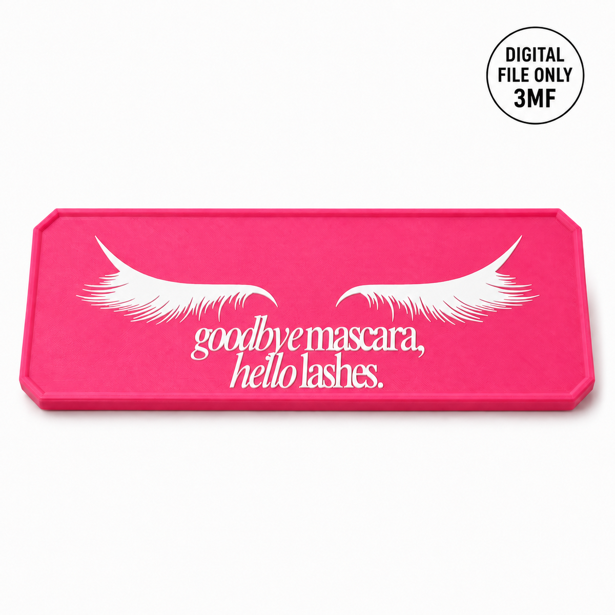 Custom Lash Artist Plaques for Tip Jar – 3MF- Digital File