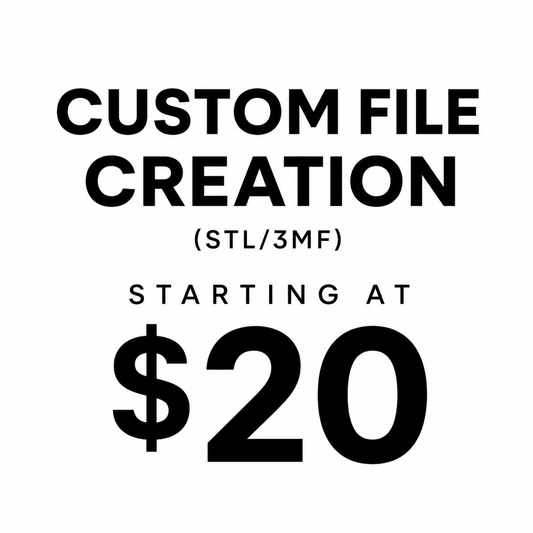Custom File Creation (STL/3MF)
