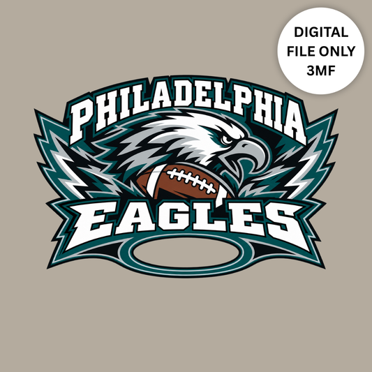 Philly Birds 3D Hand Fan – Digital 3MF File Only