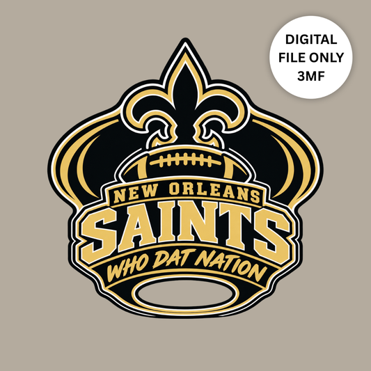 NOLA WHO DAT 3D Hand Fan – Digital 3MF File Only
