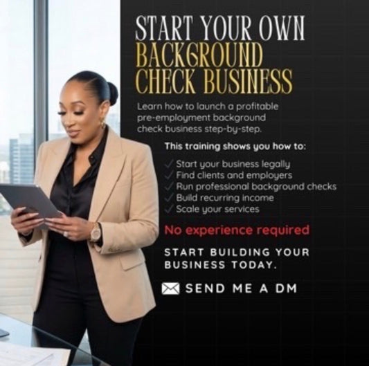 PRE EMPLOYMENT BACKGROUND SCREENING BUSINESS