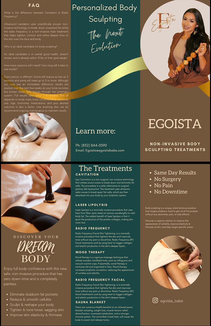 Tri FoldBrochure (DIGITAL ONLY, NO PRINTING SERVICES)